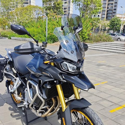 Motorcycle Windshield for VOGE DS900X DS900 900DS 900 DS DSX DSX900 900DSX Motorcycle Windshield Variable Windscreen Spoiler Extension - color: Small Smoked