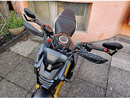 7/8" 22mm Motorcycle Handguards Handlebar Protector Gear for Dirt Bike ATV Yamaha Kawasaki Suzuki Honda(Yellow) - color: Yellow