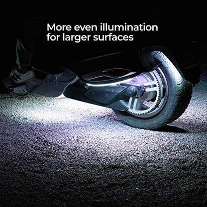 DITRIO 2pcs 2-Feet Underglow RGB Neon LED Light Strips DC 12V for Motorcycles Trikes Trailers Golf Carts ATVs UTVs (Only for InfiColors Series)