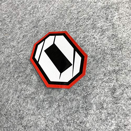 Creative Arabic Numbers Motorcycle Racing Sticker DIY Decorate Car Styling and Decals 10x7cm (Number 0) - size: Number 0