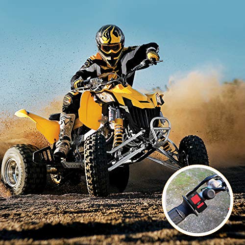 Nilight LED Light Bar Wiring Harness Kit Motorcycle Handlebar Push Button Switch 16AWG 2 Leads 12V On Off for ATV UTV Driving Lights 7/8inch - color: Wiring Harness Motorcycle