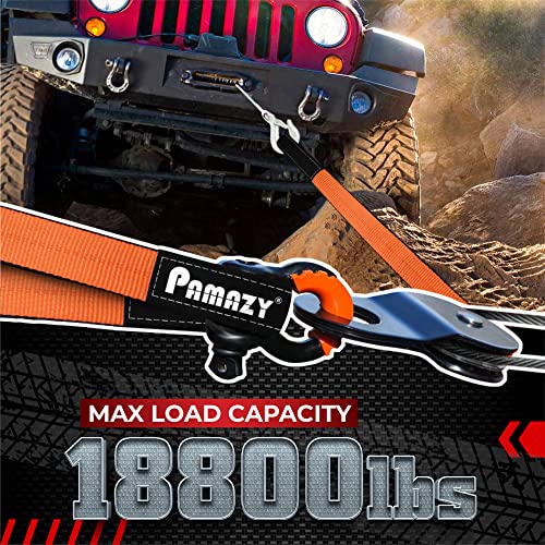 2 Pack 2”x3FT Supper Sturdy Lift Sling Straps, 18800 Pound Capacity Heavy Duty Eye-Eye Nylon Strap for Hoist, 2-Ply Polyester Rigging Straps, Tree Saver Recovery Straps Web Sling Winch - size: 2 Pack 2”x3FT