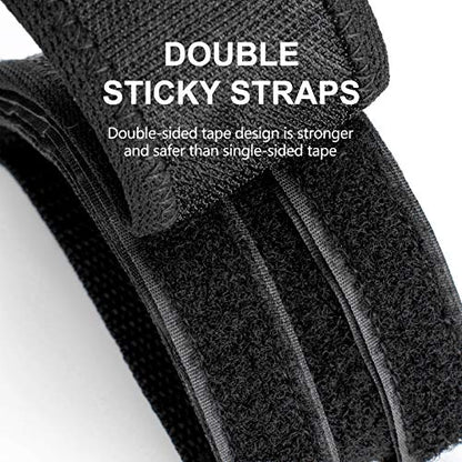 Rock BROS Bike Pedal Straps 1 Pair Pedal Straps Toe Clips Straps Tape for Fixed Gear Bike Adult BMX Mountain & Road Bicycle