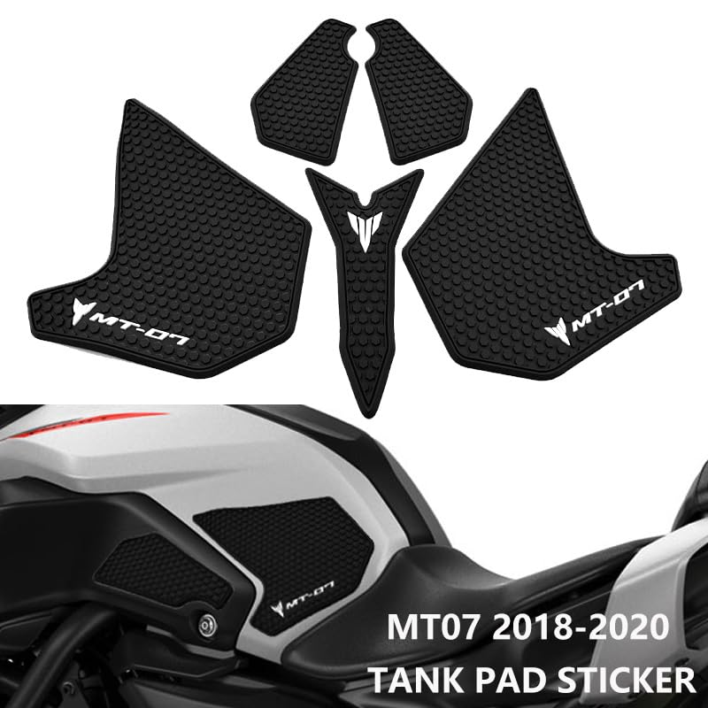 IZX Fits For Yamaha MT-07 FZ-07 FZ07 MT07 2018 2019 2020 Motorcycle Tank Protector Sticker Pad Decal Gas Knee Grip Side Tank Traction Pad