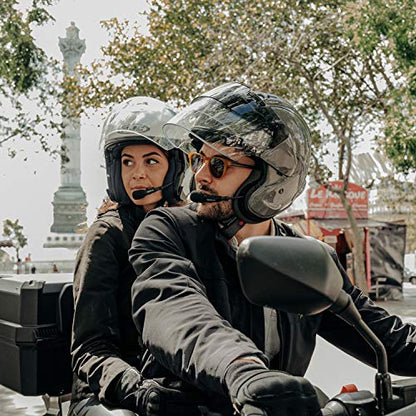 Sena 3S Plus Boom Motorcycle Bluetooth Headset, Black - style: Boom