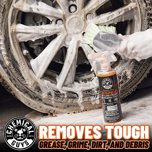 Chemical Guys Signature Series Orange Degreaser Spray - Heavy Duty All Purpose Cleaner for Engines, Tires, Undercarriages, Tools and More, Professional Strength, Breaks Down Grease, Oil & Grime,128 oz - size: 128 Fl Oz