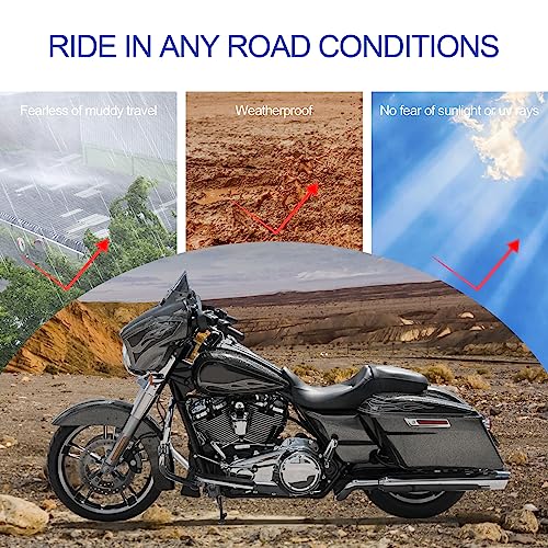 1.25” Engine Guard Foot Rest With P-Clamps Mounts Kits Motorcycle Highway Foot Pegs For Harley Touring Road King Street Softail Dyna Sportster Kawasaki Suzuki Yamaha (Black 5) - color: Black Style 4