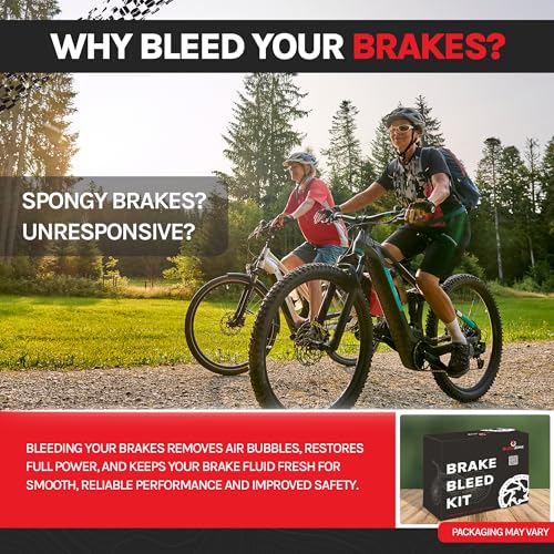 BleedZone - Bicycle Brake Bleed Kit Designed for Shimano Brake Bleed Kit, Road Gravel Brakes with Pro Syringe and 120ml Mineral Oil Brake Fluid, Built for Shimano Bicycle Hydraulic Brakes