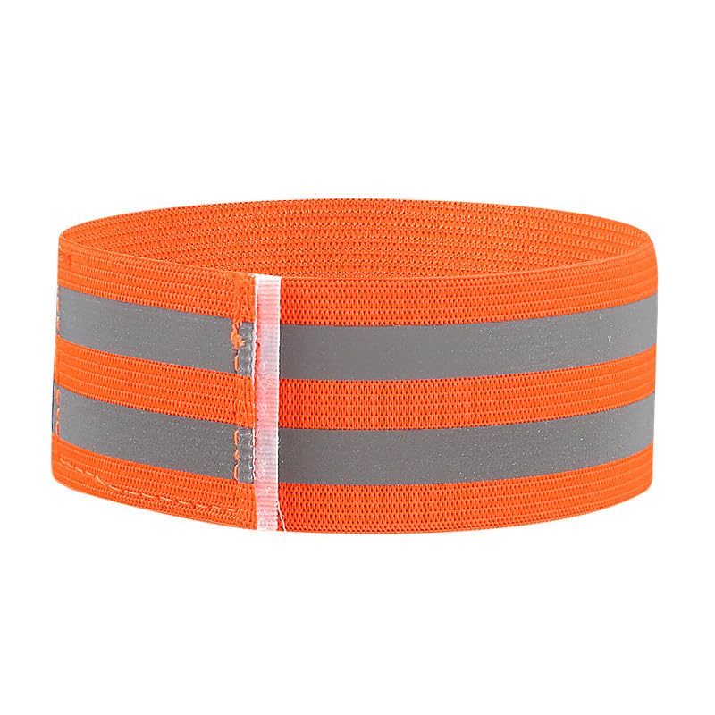1 Pack Reflective Running Gear Bands - color: Orange