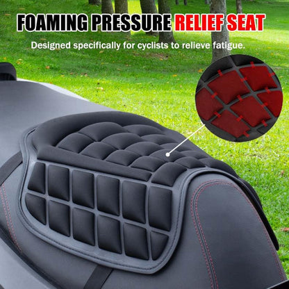 Motorcycle Seat Cushion for Honda GL1800 Gold Wing 2001-2024, Gel Seat Pad with Breathable Cover, Long Distance Riding Comfort Vibration Reduction