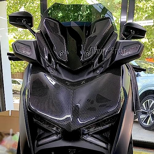 Motorcycle Windscreen Acrylic Windshield Front Fairing Baffle Wind Deflectors for Yamaha X-MAX 300 2023 X-Max 250 X-Max 125 2023,Smoky Blue