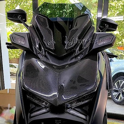 Motorcycle Windscreen Acrylic Windshield Front Fairing Baffle Wind Deflectors for Yamaha X-MAX 300 2023 X-Max 250 X-Max 125 2023,Smoky Blue