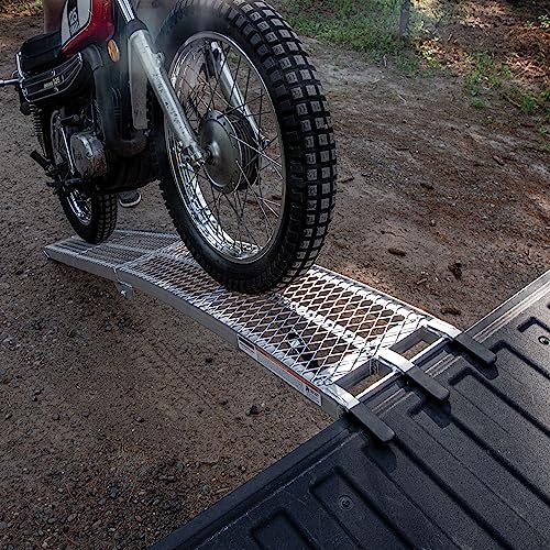 Yutrax Single Folding XL Aluminum Truck, UTV/ATV, Motorcycle Loading Arch Ramp, 750lb Capacity - size: 89-Inch Folding, 750lb. Load Capacity
