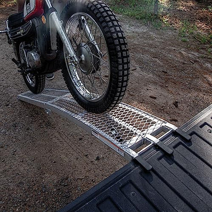 Yutrax Single Folding XL Aluminum Truck, UTV/ATV, Motorcycle Loading Arch Ramp, 750lb Capacity - size: 89-Inch Folding, 750lb. Load Capacity