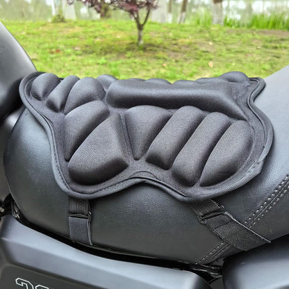REVXON Motorcycle Seat Cushion for Kawasaki Vulcan 900 Classic/Custom/Vulcan 900 Classic LT/SE, Breathable 3D Air Mesh Motorcycle Seat Pad Shock Absorbing for Long Ride Comfort