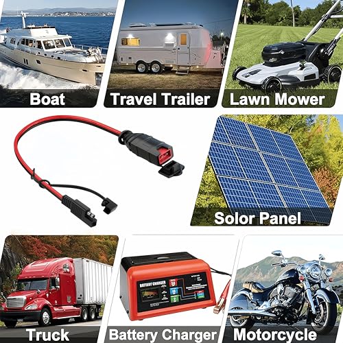 3 Pack GC009 X-Connect SAE Adapter Accessory for NOCO Battery Charger Accessories, with SAE Polarity Reverse Adapter,Durable and Waterproof Connector for Motorcycles, Cars, ATVs, UTVs - size: 3 PACK