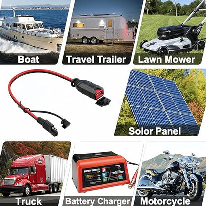 3 Pack GC009 X-Connect SAE Adapter Accessory for NOCO Battery Charger Accessories, with SAE Polarity Reverse Adapter,Durable and Waterproof Connector for Motorcycles, Cars, ATVs, UTVs - size: 3 PACK