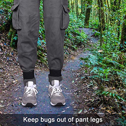 Wisdompro 2 Pcs Neoprene Ankle Blousing Garter Trousers Boot Blousers Strap for Wader Fishing Hunting Biking Military Uniform - size: 13 Inches