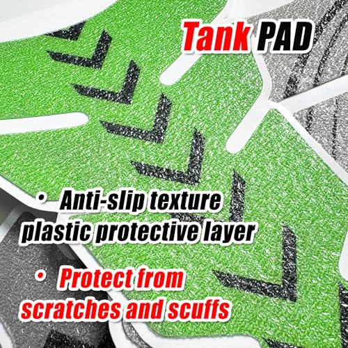 MC Motoparts Motorcycle Gas Tank Pad Protector Universal Anti-slip Shield Protection Grip Sticker Decal Abstract Pink - color: 001