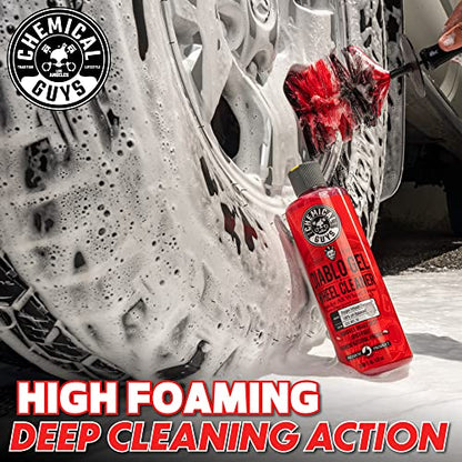 Chemical Guys Diablo Gel Oxygen Infused Foam Wheel & Rim Cleaner, Concentrated Car Wheel Cleaner Safe on All Finishes, Removes Brake Dust, Dirt, Grime, for Cars, Trucks, SUVs, Motorcycles & RVs, 16 oz - style: Diablo Gel 16 oz
