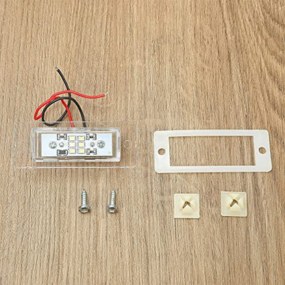 KUAFU Universal License Plate LED Light For Roll Pan Bumper New