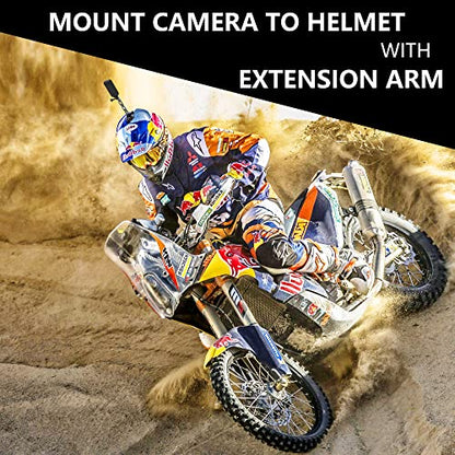 Action Cameras Mount Bundle for Motorcycle/Bicycle/Bike Handlebar | Aluminum Clamp Mounting Accessories for GoPro 13/12/11/10/9/8/7, for DJI Osmo Action 6/5Pro/4/3, for Insta360 X5 X4 X3