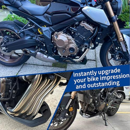Motorcycle CB650R Belly Pan Bellypan Engine Spoiler Lower Fairing Body Frame Panel Protector Fit for CB 650R CB650F 2019-2024 Accessories (Carbon Look)
