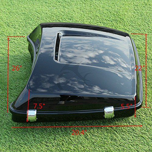 XFMT 5.5'' Razor Trunk Fit For Harley Touring Road King Electra Glide 2014-Later - color: Razor Tour-Pack