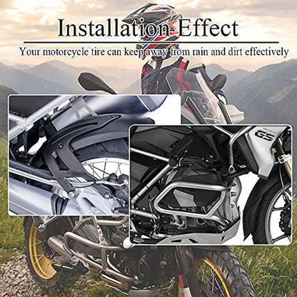for BMW R1250GS Adv 40 Years GS LC R1250R Motorcycle Cylinder Head Guard R1250RS R1250C R1250RT R1250 R/RS/RT/C Engine Protector (Silver Plate) - color: Silver Plate