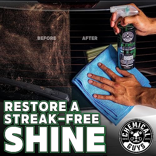 Chemical Guys Glass Cleaner Signature Series - Ammonia-Free Window and Mirror Spray for Cars, Trucks, SUVs, and RVs - Safe for Tinted Glass, Windshields, Household Windows & Interior Surfaces - 16 oz - style: 16 oz