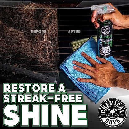 Chemical Guys Glass Cleaner Signature Series - Ammonia-Free Window and Mirror Spray for Cars, Trucks, SUVs, and RVs - Safe for Tinted Glass, Windshields, Household Windows & Interior Surfaces - 16 oz - style: 16 oz
