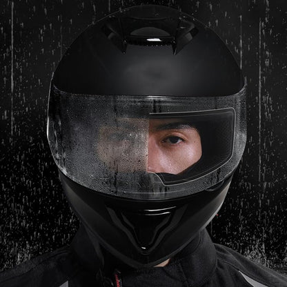 4Pcs Helmet Visor Anti-Fog Film & Rainproof Film for Scorpion EXO EXO-AT960 AT960 Carbon 2023-2025, Clear Anti Fog Insert for Helmets Prevents Fogging and Water Drops Clear View,A - size: A
