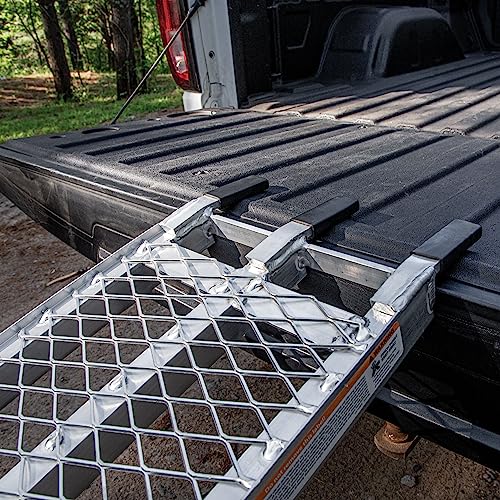 Yutrax Single Folding XL Aluminum Truck, UTV/ATV, Motorcycle Loading Arch Ramp, 750lb Capacity - size: 89-Inch Folding, 750lb. Load Capacity