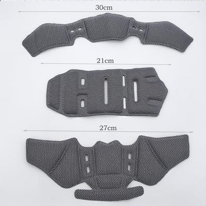 Helmet Padding for Icon Airflite 2005-2025, Breathable Motorcycle Helmet Cushion Replacement Liner Comfortable Foam Cushion Pads Kit Washable Inserts,B/Black