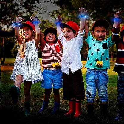 M.best 8pcs LED Light Up Bracelets Glow Flashing Wristbands Glow in The Dark Party Supplies for Wedding, Raves, Concert, Camping,Sporting Events, Party Blue - color: 8pcs Blue