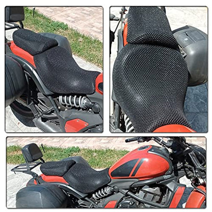 for Kawasaki Vulcan S 650 S650 VN650 Motorcycle Seat Cover Airflow Soft Cushion Seat Pad Protector