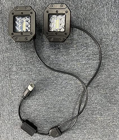 RGBW Flush Mount LED Lights, OFFROADTOWN 5inch 60W RGBW LED Driving Work Flush Fog Off Road Lights for Truck Pickup UTV ATV SUV Boat 4x4 Car - color: 5inch_RGBW Flush