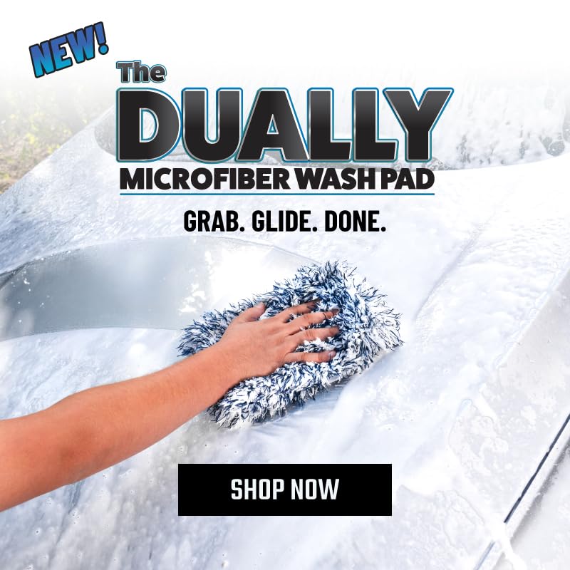 Chemical Guys Dually Wash Pad Microfiber Car Wash Pad Dual Surface Cleaning Pad for Paint Clear Coat Glass Wheels and Exterior Surfaces - size: 1 Pack, style: Wash Pad
