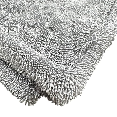 DIY Detail Twist Loop Drying Towel 3-Pack – Ultra-Absorbent 1200 GSM Microfiber Towels for Car Drying, Detailing, and Spot-Free Finishing – Edgeless, Streak-Free, Scratch-Free – 15” x 8”