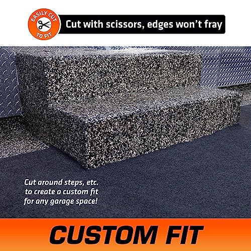 Armor All Garage Floor Runner Mat, (216" x 30"), Protects Surfaces, Transforms Garage, Absorbent, Waterproof, Durable, Trimmable (USA Made) (Charcoal) - size: 2'6" x 18' (Rectangular)