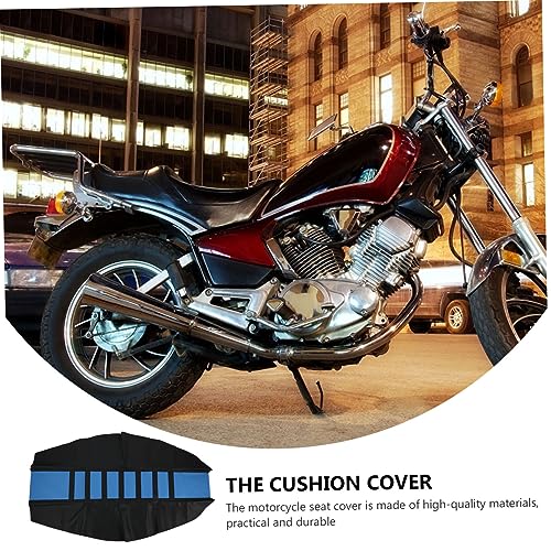 ULTECHNOVO Motorcycle Seat Pad Non-Slip PVC Cover for Sun Protection Cushion for Motocross Saddle Cover