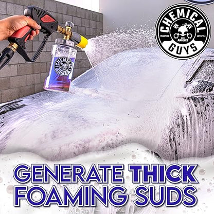 Chemical Guys Extreme Bodywash & Wax Foaming Car Wash Soap, (Works with Foam Cannons/Guns or Bucket Washes) For Trucks, Motorcycles, RVs & More, 32 fl oz, Grape Scent - size: 32 Fl Oz (Pack of 1)