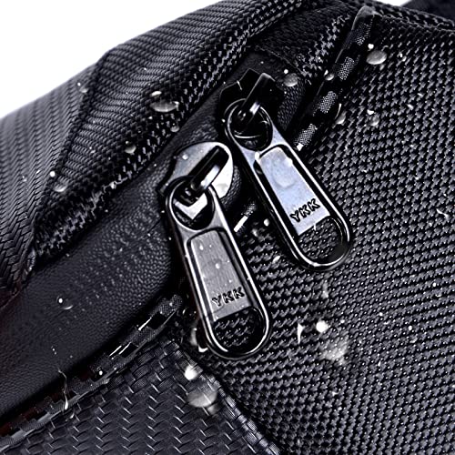Goldfire Snowmobile Windshield Bags Accessories Ski Doo Dash Bag Dashboard Storage Pouch Wallet Phone Cargo Bags Water-resistant For Ski Doo REV- XP, Part #860201176 (Black)