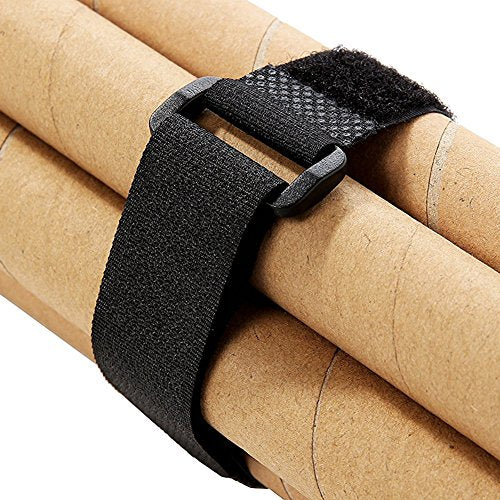 Cable Straps 1 Inch Wide, 18 Inch Cinch Straps 16 Pack - Hook and Loop Straps, Adjustable Fastening Straps, Multipurpose Cable Ties - size: 1'' x 18 ''- 16pcs