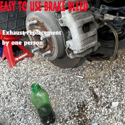 Brake Bleed Kit Hydraulic Disc Clutch Bleeding Tool with 100ml Syringe 50cm Hose One Way Check Valve for Motorcycle Car Repair