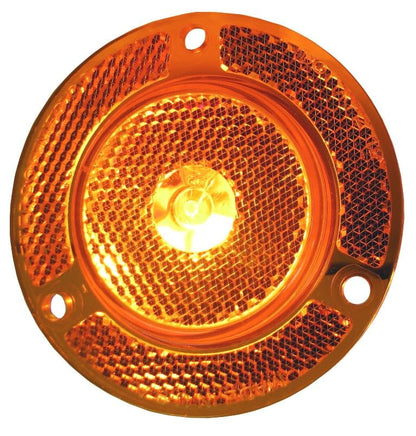 C2W Amber 2" Round LED Marker and Clearance Light