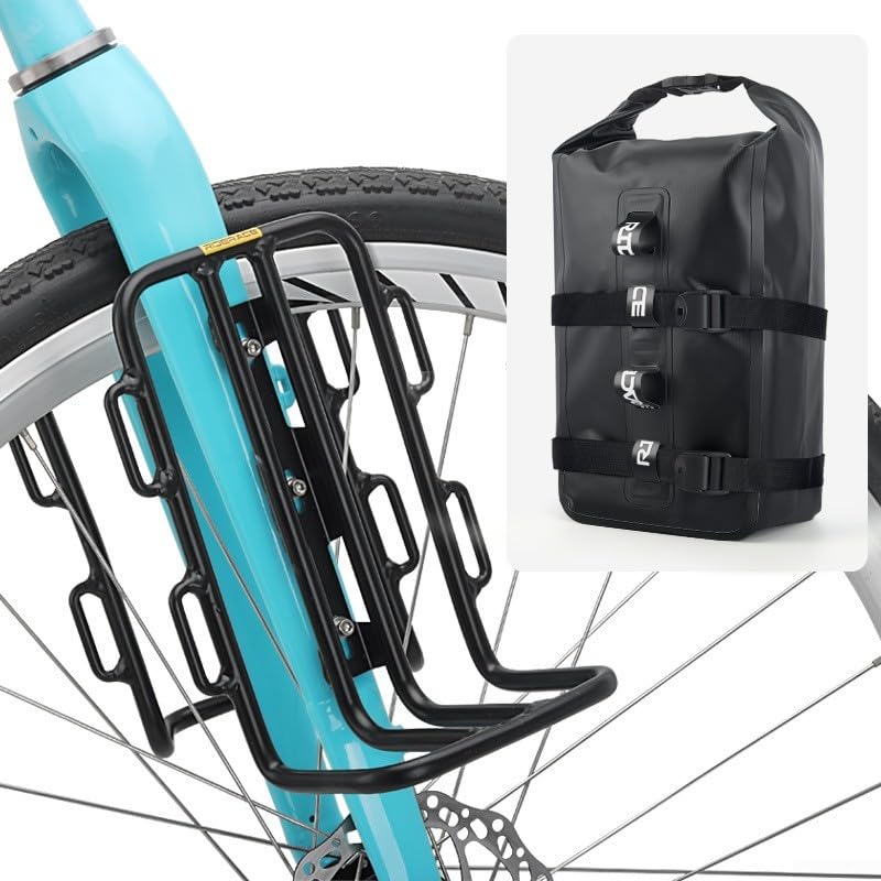 Motorcycle Front Fork Bag 8L With Waterproof Performance For Bike Commuting And Long Distance Cycling Storage Needs