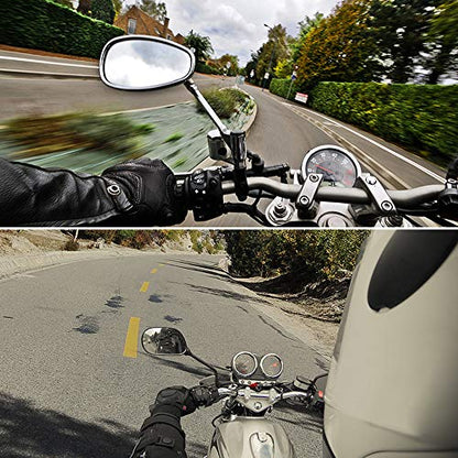 Motorcycle Helmet Chin Mount Kit Compatible with GoPro 13/12/11/10/9, DJI Action 6/5 Pro/4/3, AKASO and More Action Cameras - style: Motorcycle Helmet Chin Mount