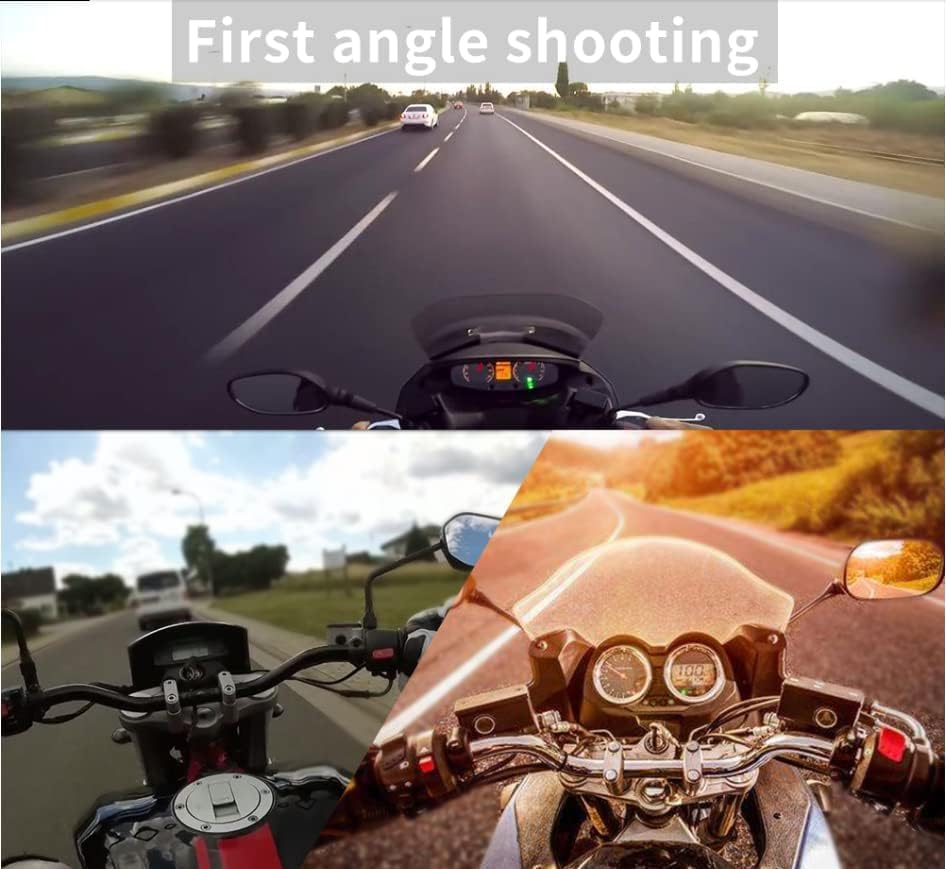 Motorcycle Helmet Chin Strap Mount Supplies Assembly Kit Compatible with All Gopro Heros, SJCAM, GeekPro, 4K, Xiaomi Yi, Insta 360 and Also Brackets for Mobile Phones