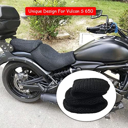 for Kawasaki Vulcan S 650 S650 VN650 Motorcycle Seat Cover Airflow Soft Cushion Seat Pad Protector